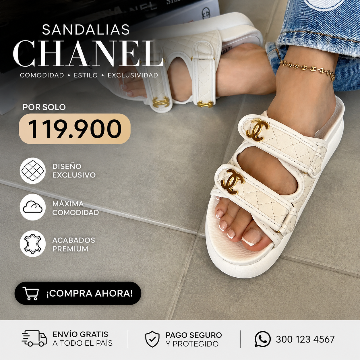 SANDALIAS CHANEL ⭐💥
